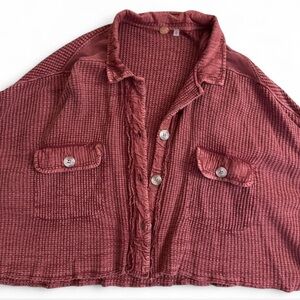 Free people one scout cropped jacket L